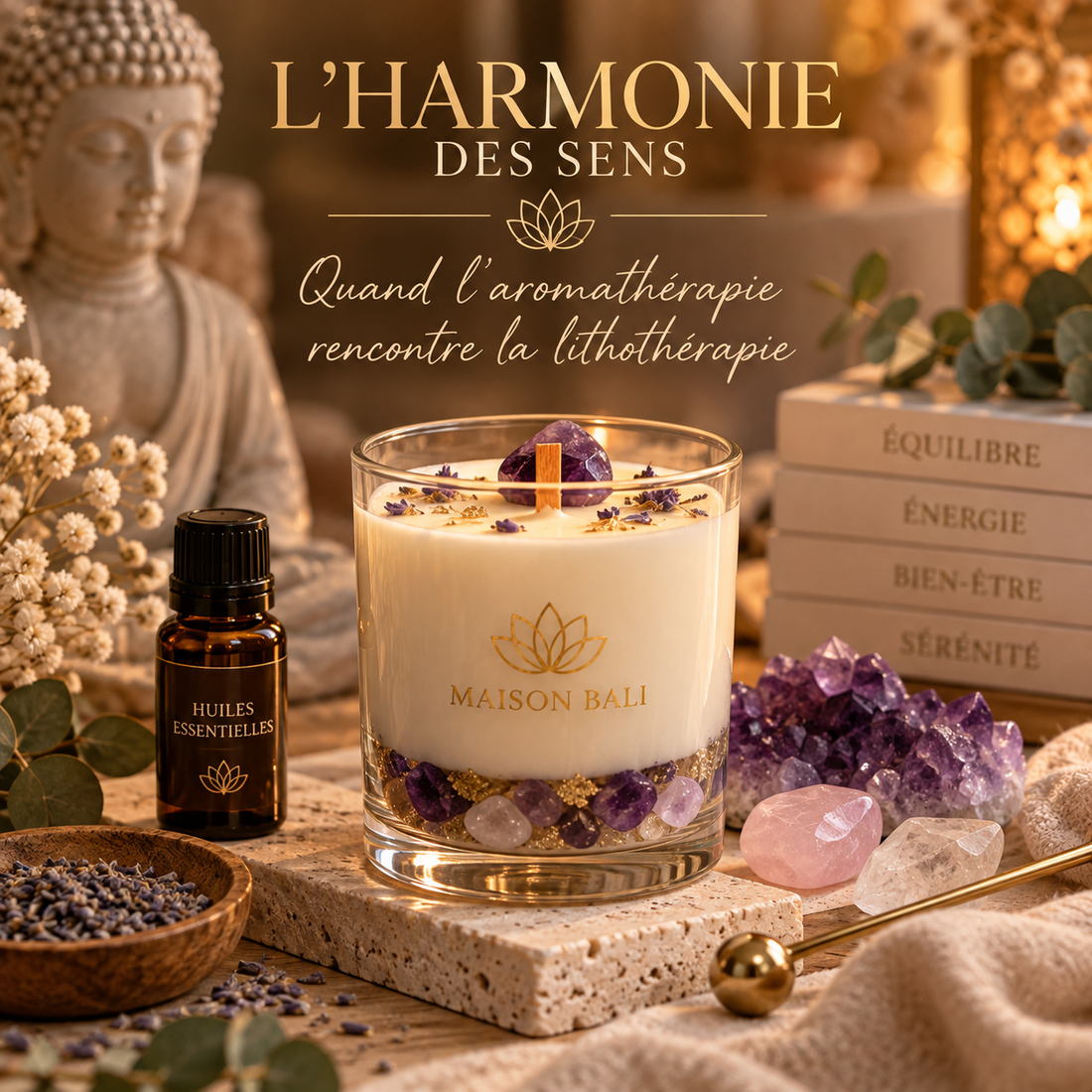 L’harmonie des sens : quand l’aromathérapie rencontre la lithothérapie