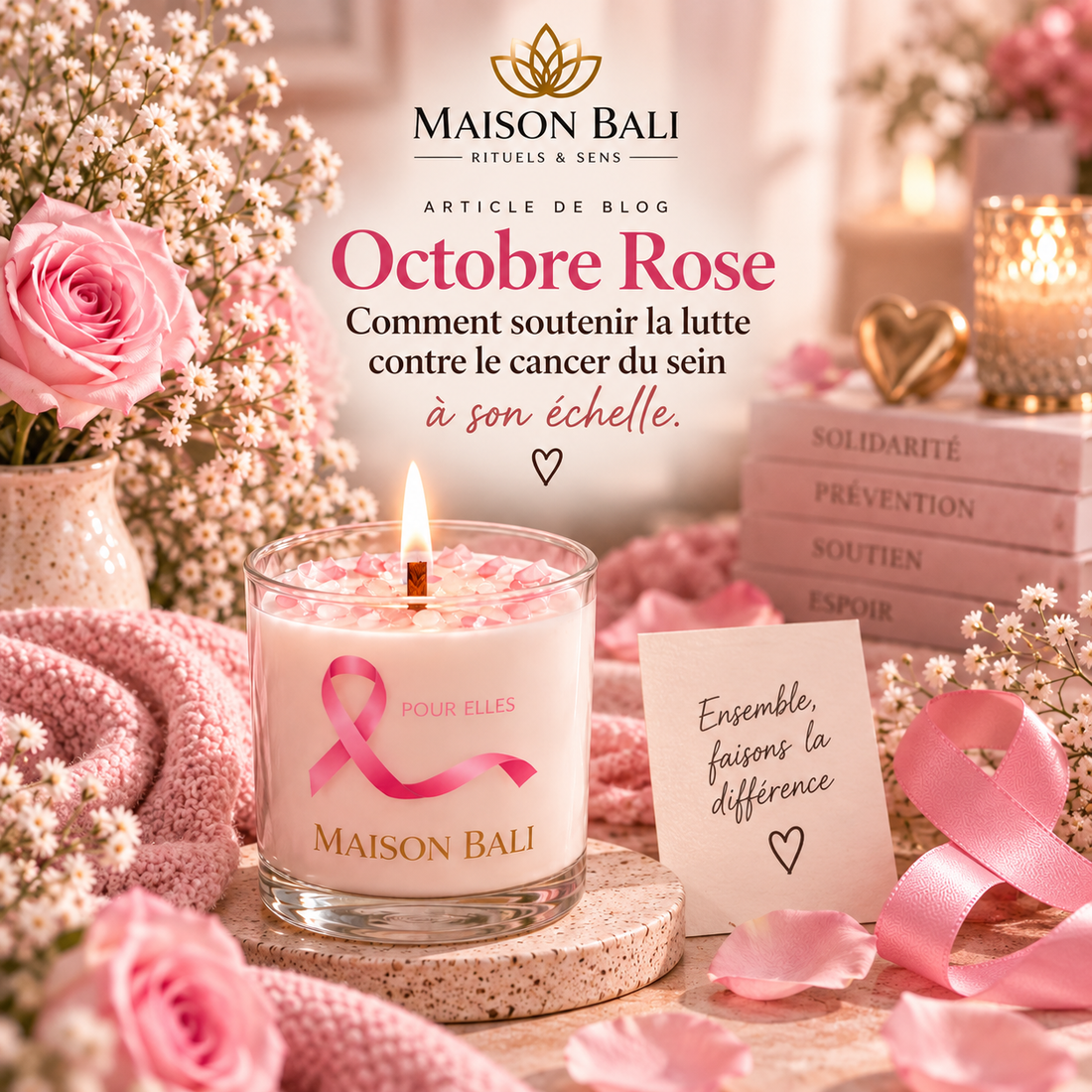 Octobre Rose : comment soutenir la lutte contre le cancer du sein à son échelle ?