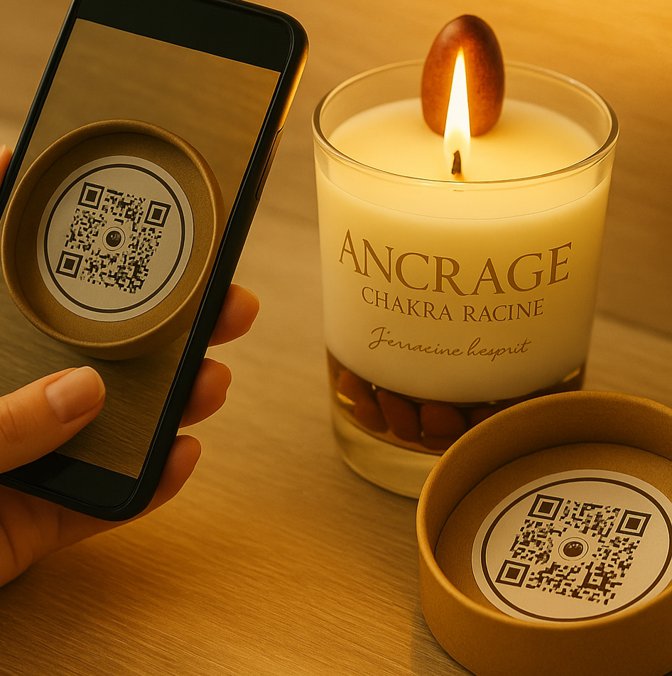 Quand la flamme devient un voyage : l’expérience sensorielle des bougies Maison Bali avec QR code