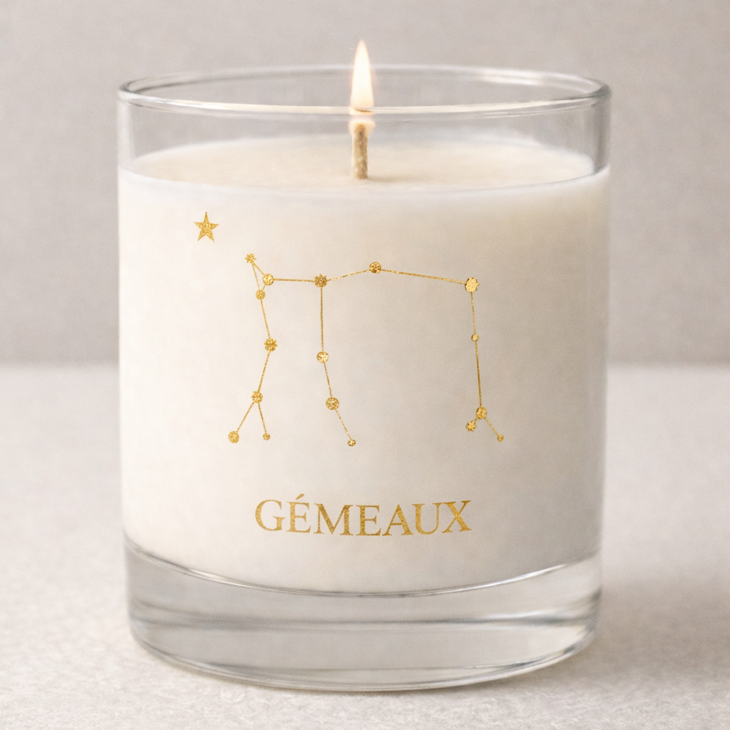 Bougie Gémeaux - Collection Astra