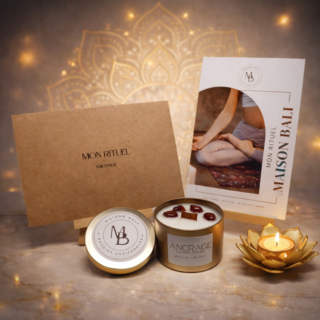 Bougie Chakra Racine - Ancrage