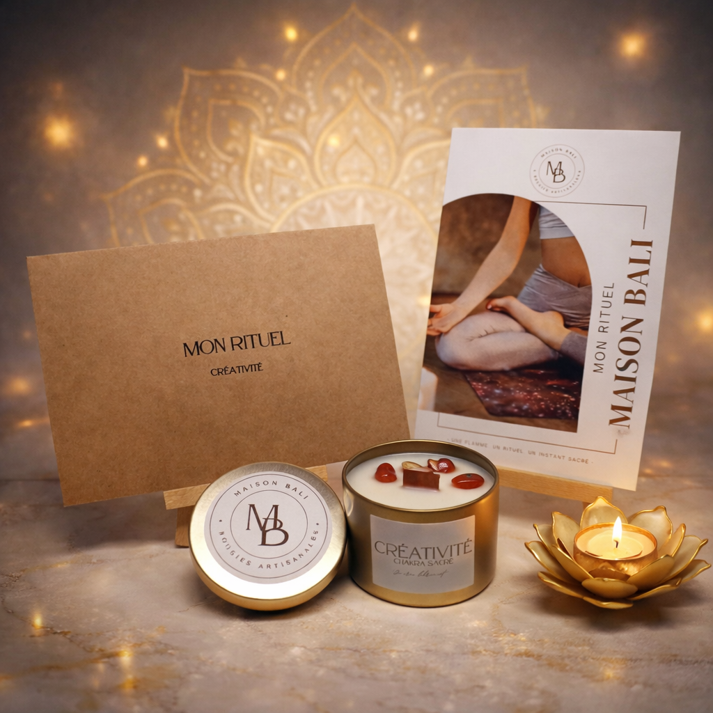 Bougie Chakra Sacré - Créativité