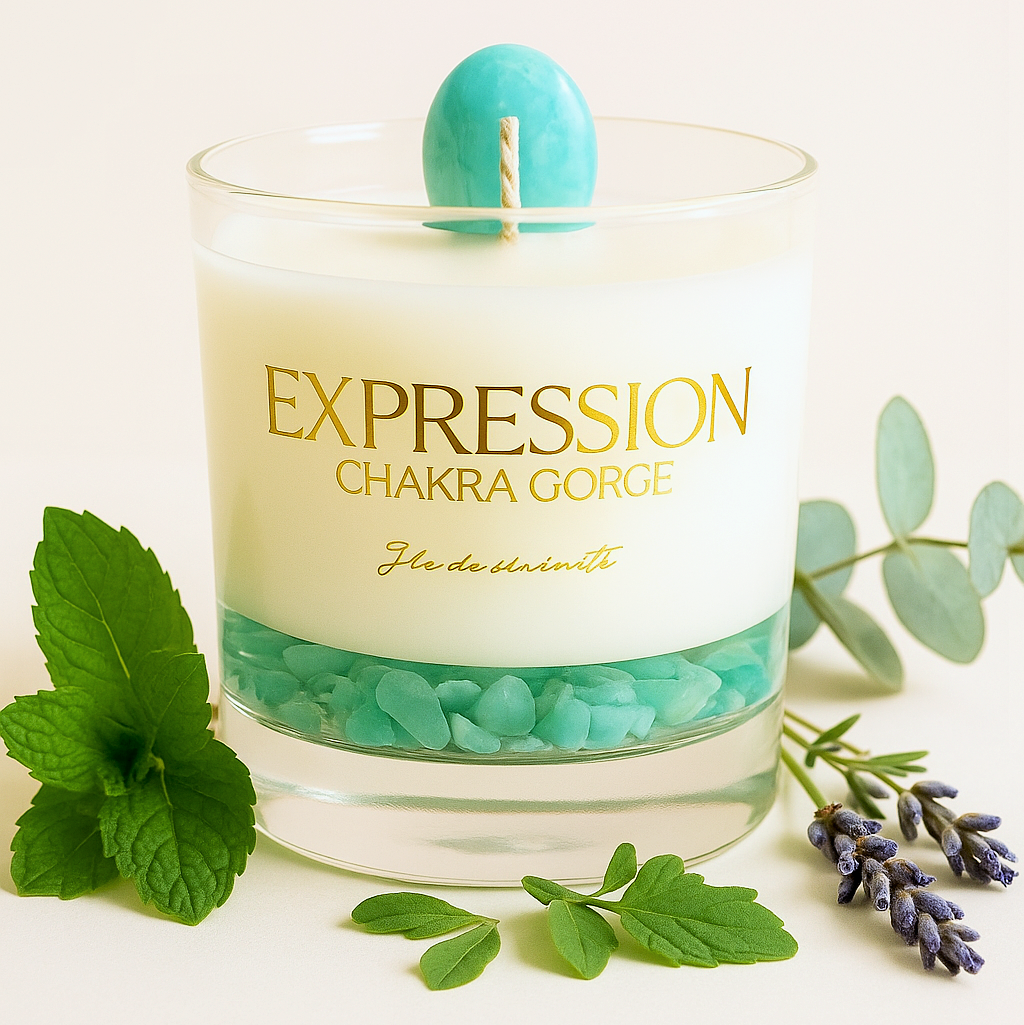 Bougie Expression - QR Code Audio méditation - Maison Bali