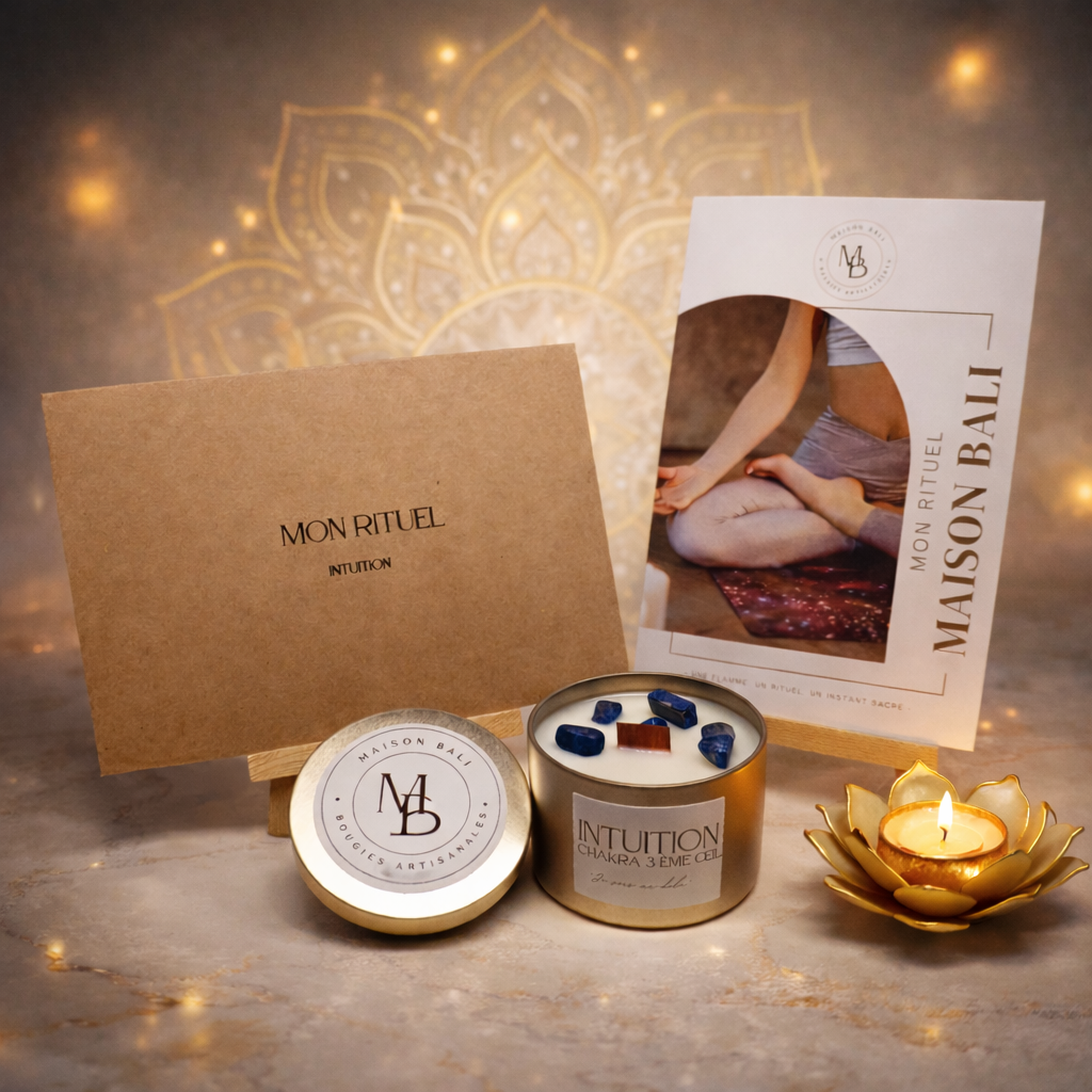 Bougie Chakra Troisième Œil - Intuition