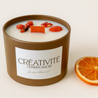 Bougie Créativité - Collection Éveil - Chakra Sacré - Maison Bali