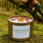 Bougie Ancrage - Collection Éveil - Chakra Racine - Maison Bali