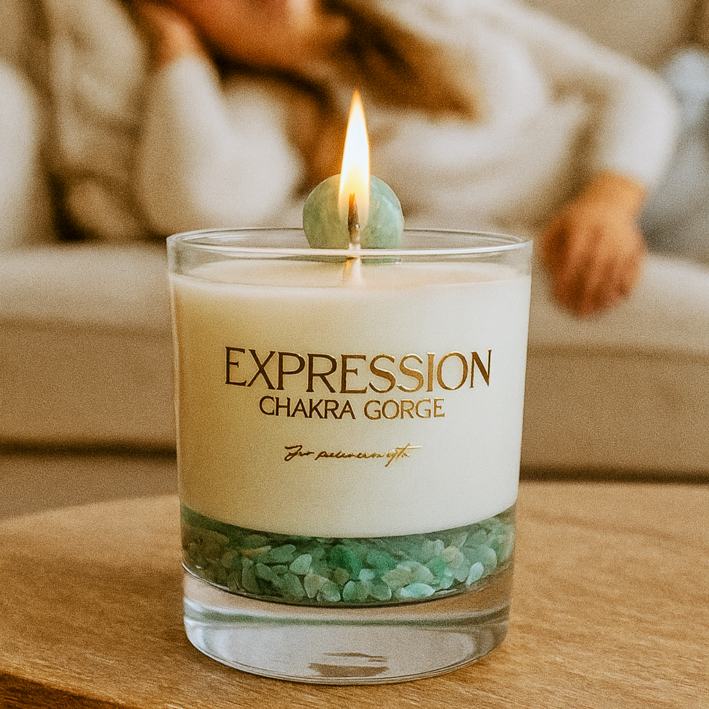 Bougie Expression - QR Code Audio méditation - Maison Bali