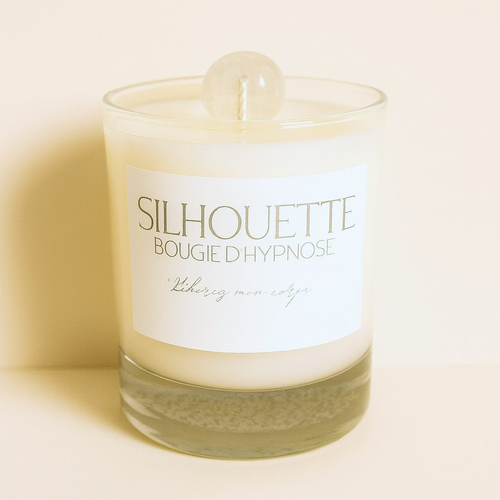 Bougie Silhouette - Hypnose audio (QR code) - Maison Bali