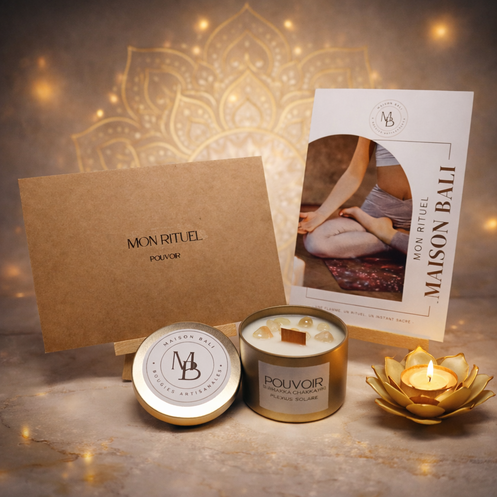 Bougie Chakra Plexus Solaire - Pouvoir
