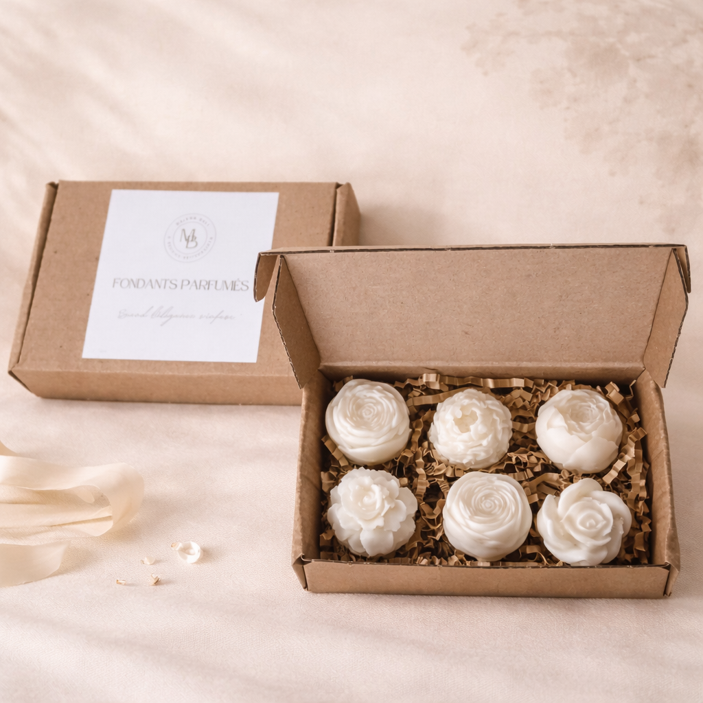 Coffret 6 Fondants Parfumés - cire de soja - Maison Bali