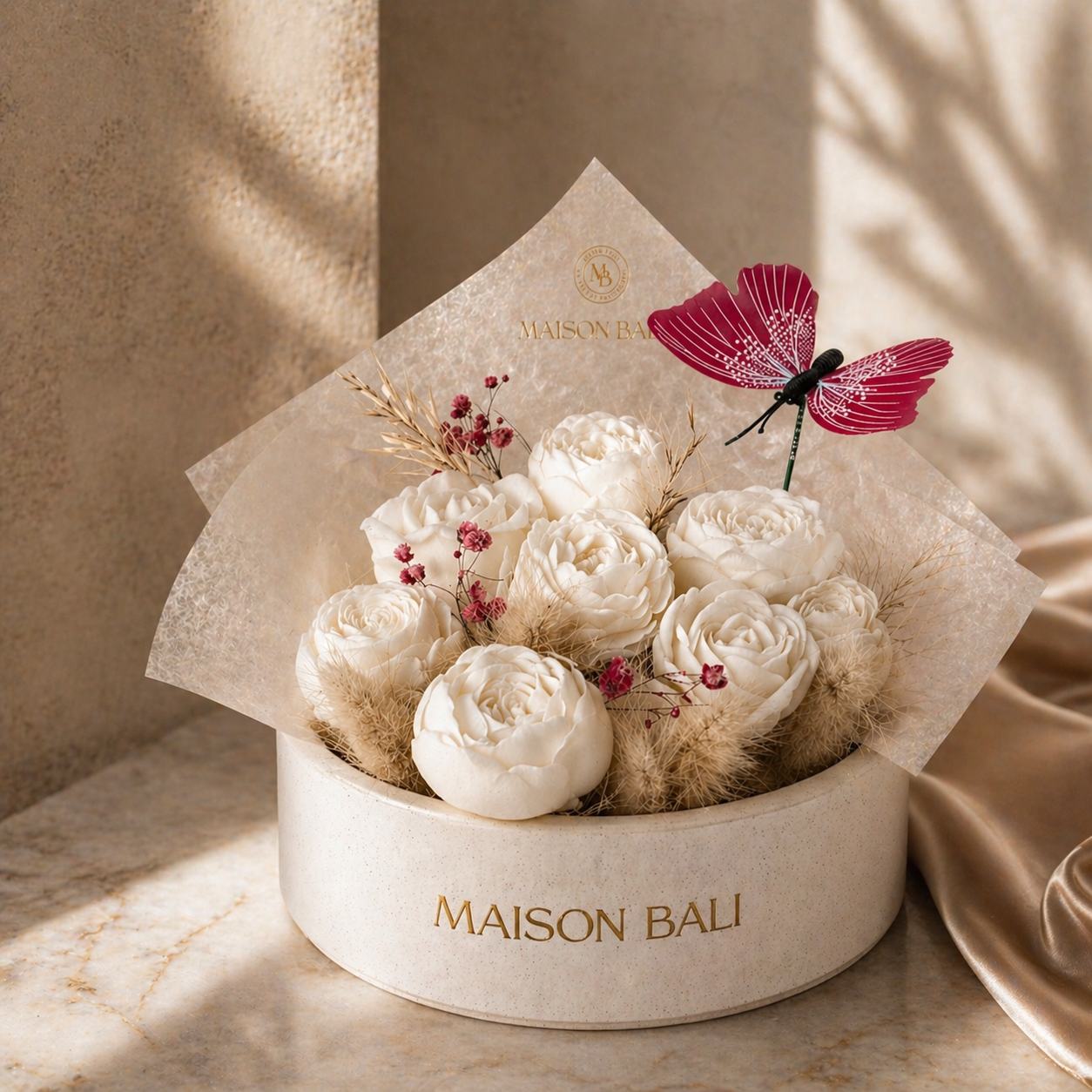 Écrin floral - Fondants Parfumés Maison Bali