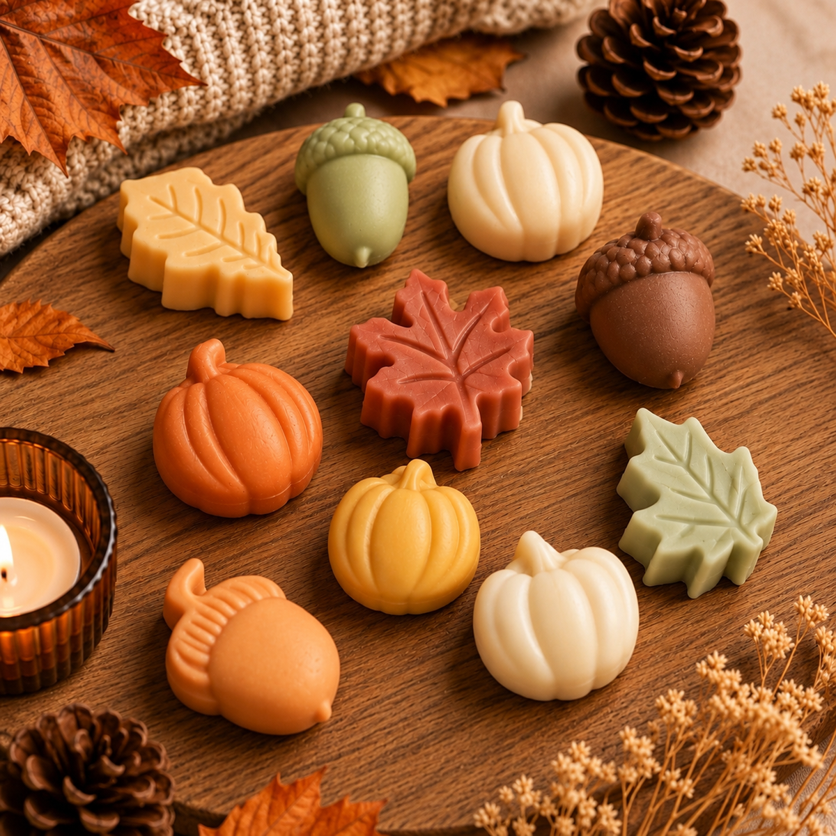 Trésor d'Automne - Fondants parfumés Pain d'Épices & Noisette