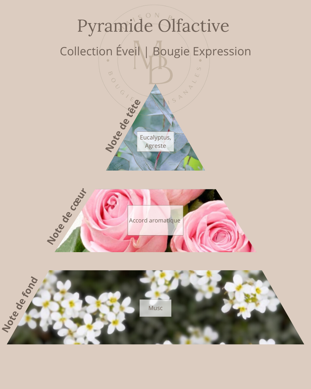 Bougie Expression - Collection Éveil - Chakra Gorge - Maison Bali