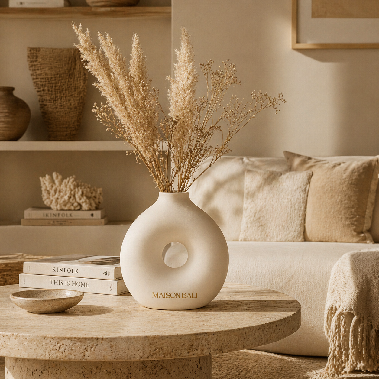 Vase Voluta - Édition décorative - Maison Bali